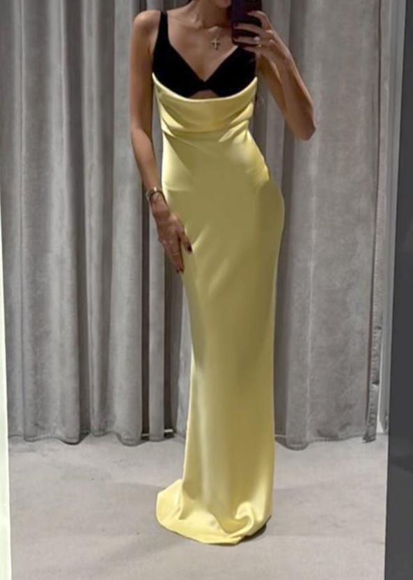 Elke Slip Draped Maxi Dress