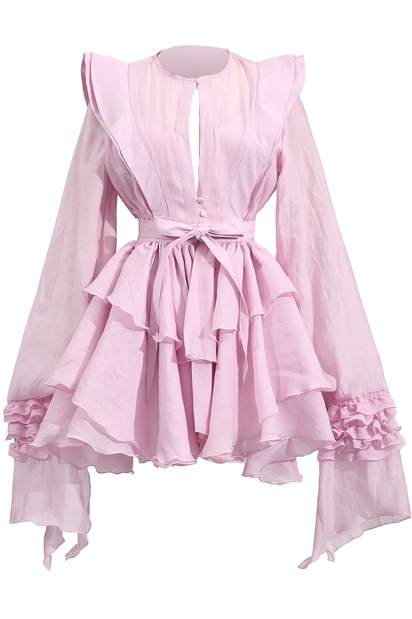 Caldriel Ruffled Maxi Dress In Caldriel