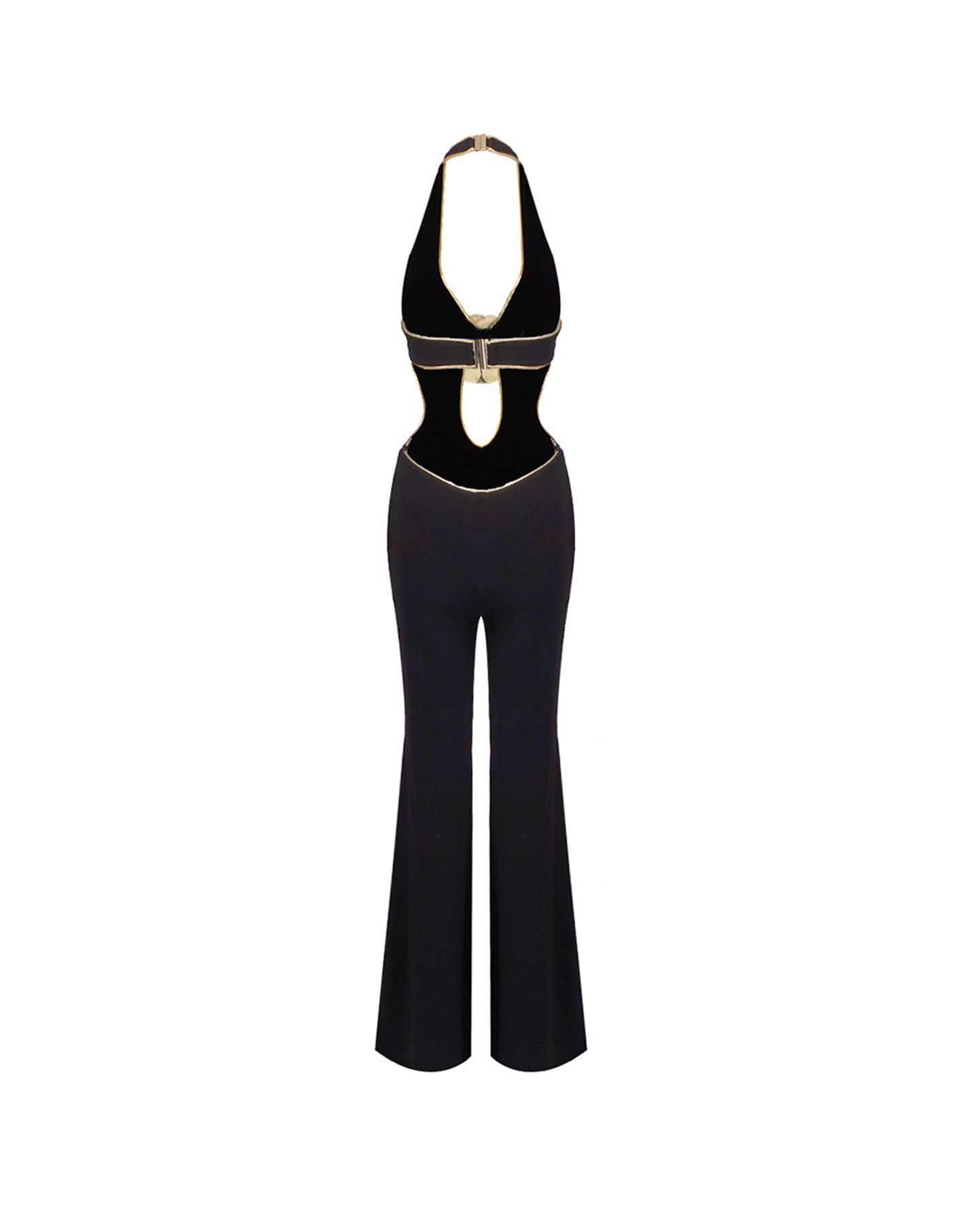Kanako Floral Sleeveless Backless Jumpsuit