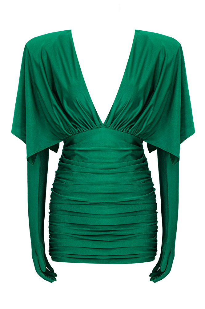 Orson Reversible Wide Shoulder Mini Dress
