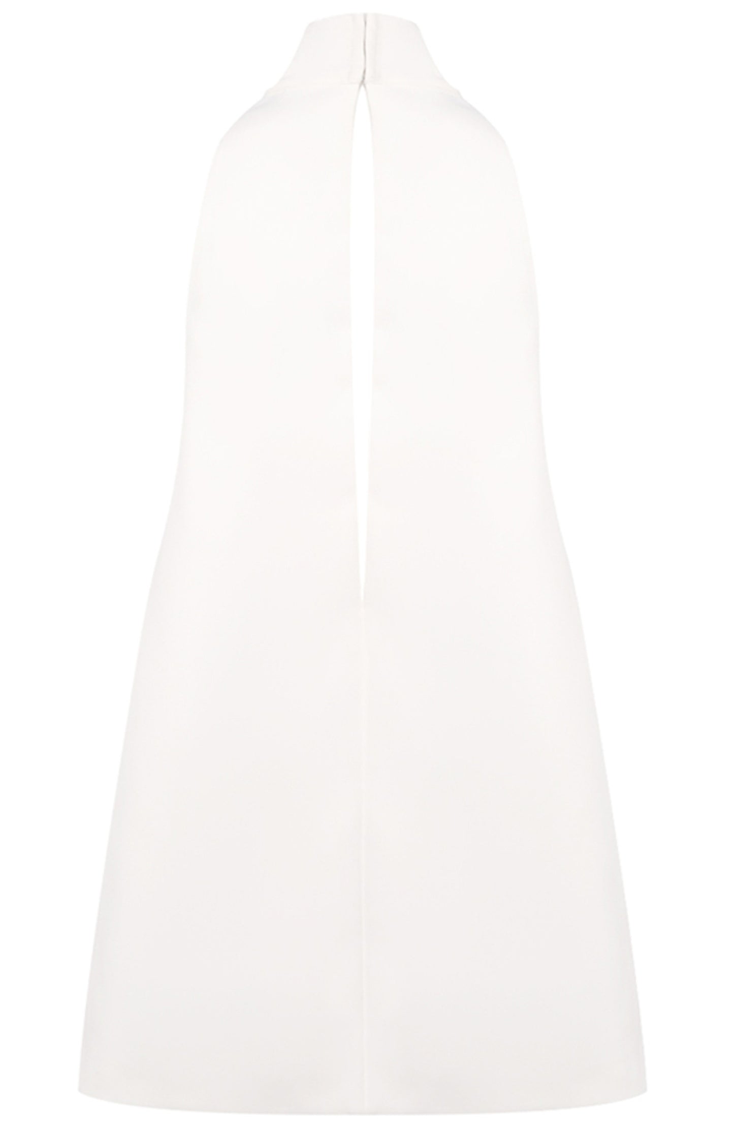 Faelyra Halter Cut Out Detail A Line Mini Dress In White