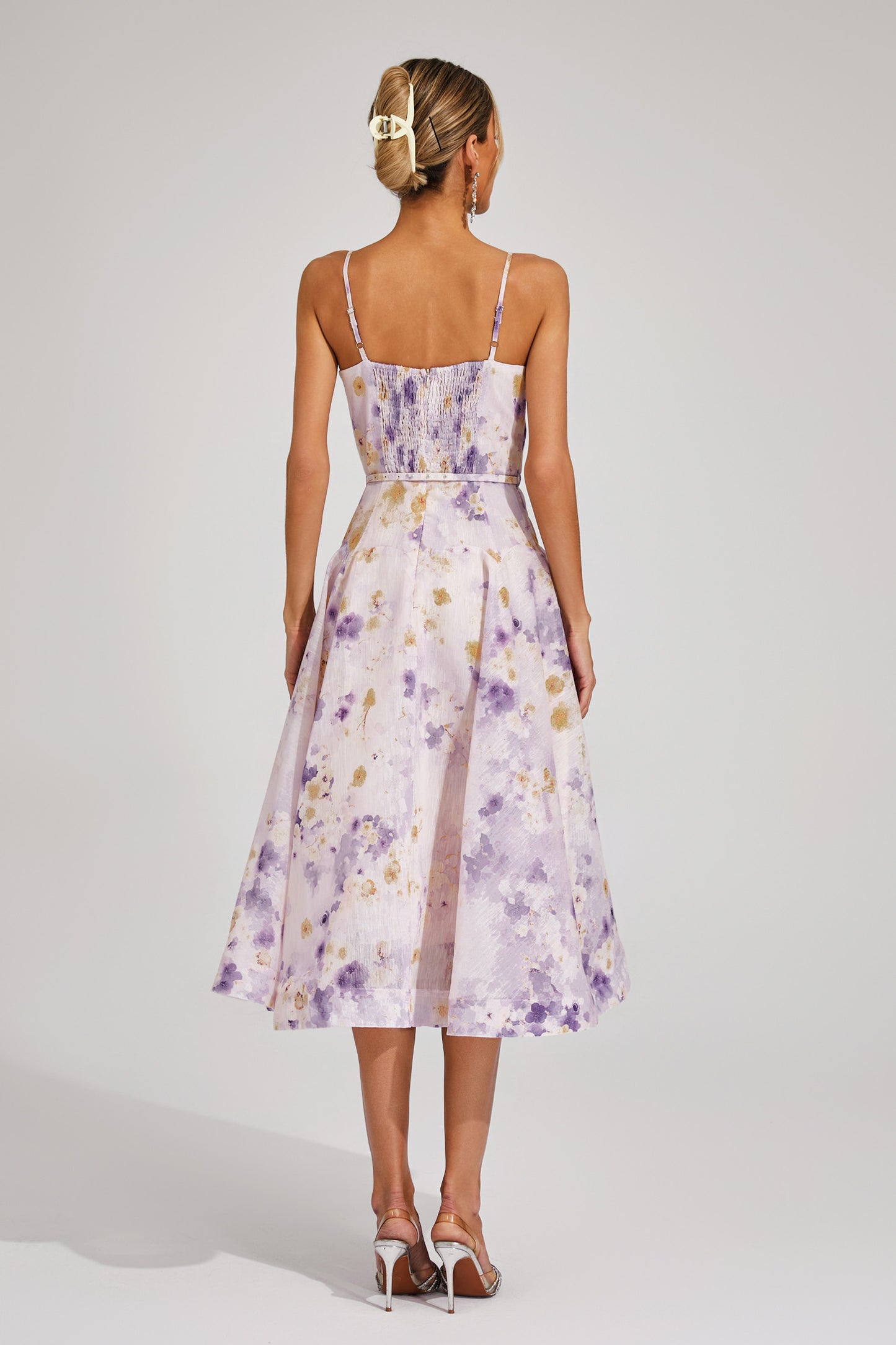 Uvandra Holiday Slip Dress In Purple