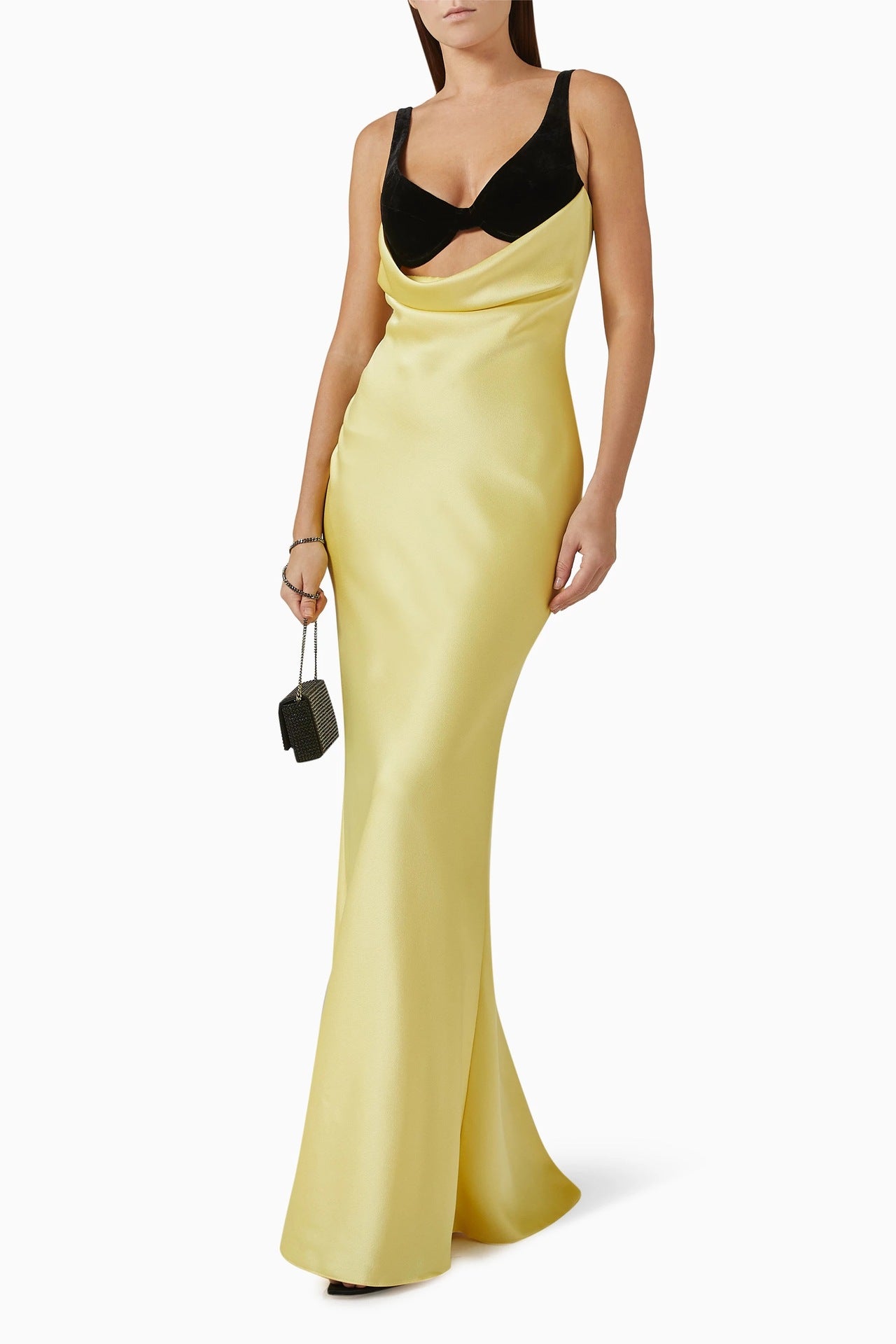 Elke Slip Draped Maxi Dress