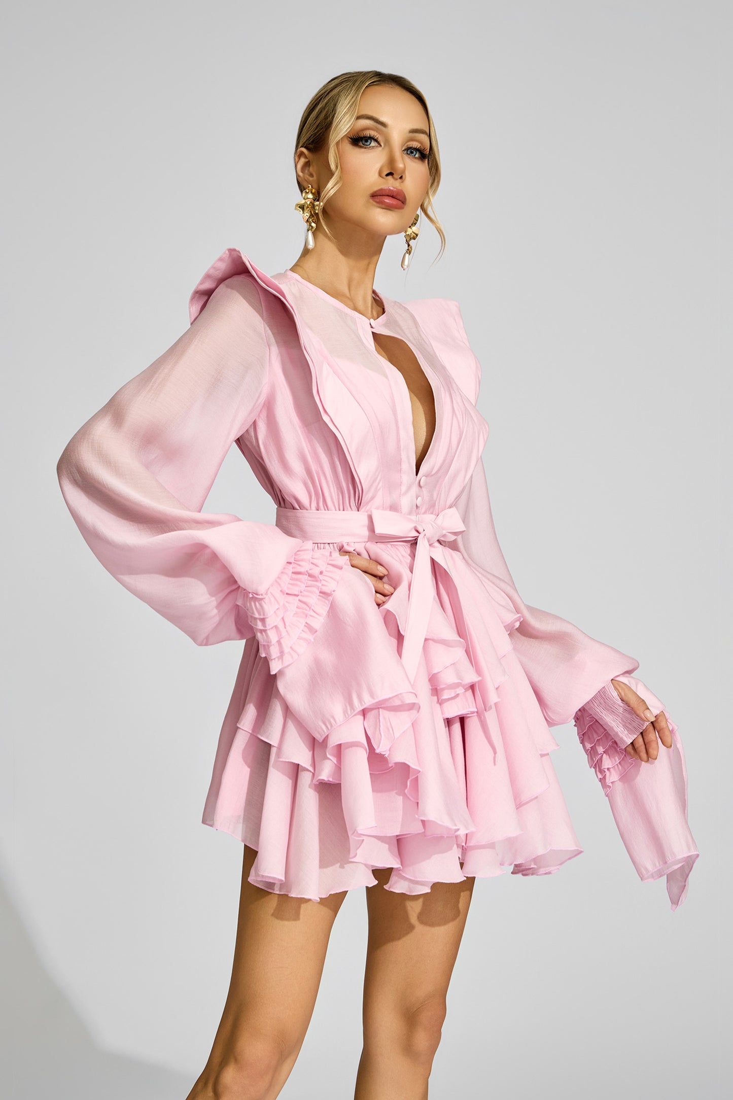 Caldriel Ruffled Maxi Dress In Caldriel
