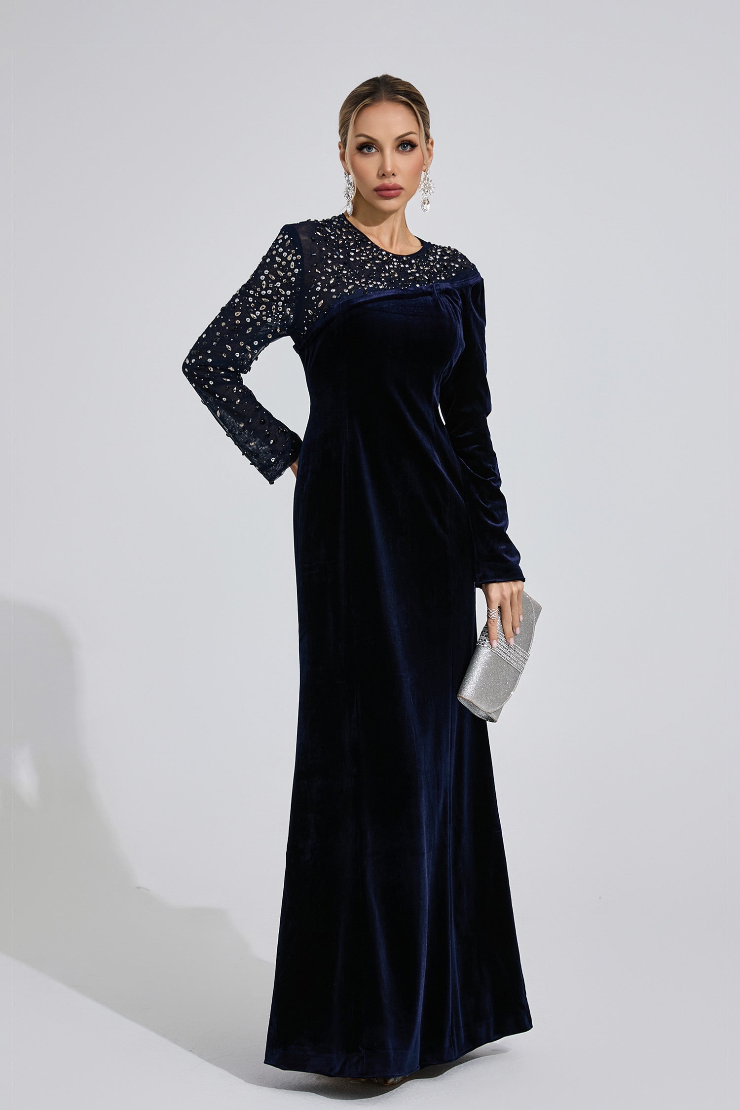 maxi dresses mesh diamond Evarix Velvet Dress – Night Novas double duchess satin Digital Download This is African Wedding Guest Dress Color:Red color as picture