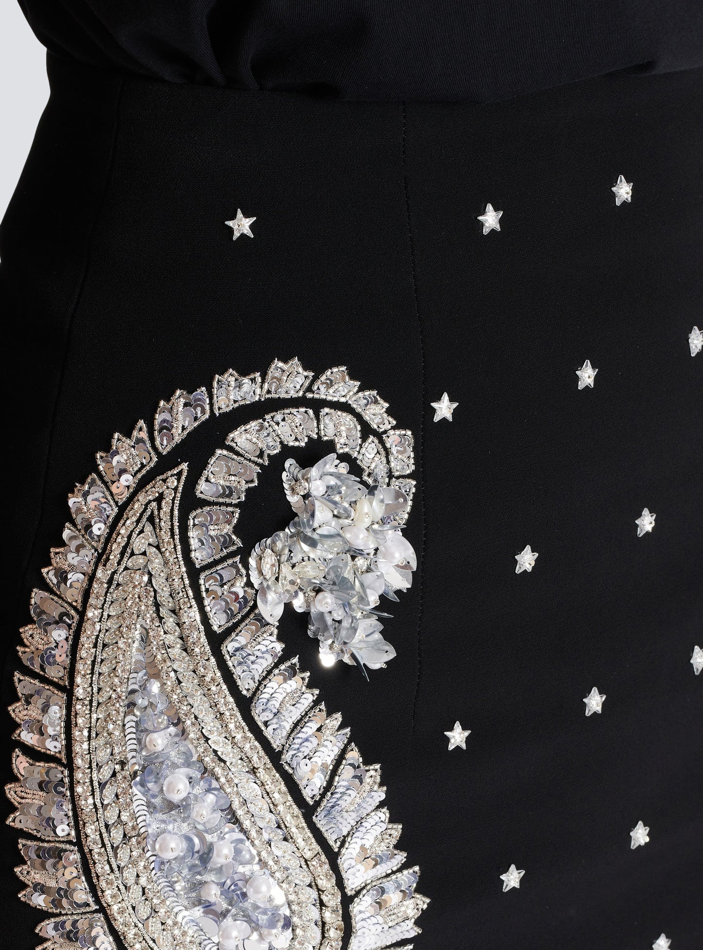 Sarada Stars Embroidered Baroque Mini Dress Set