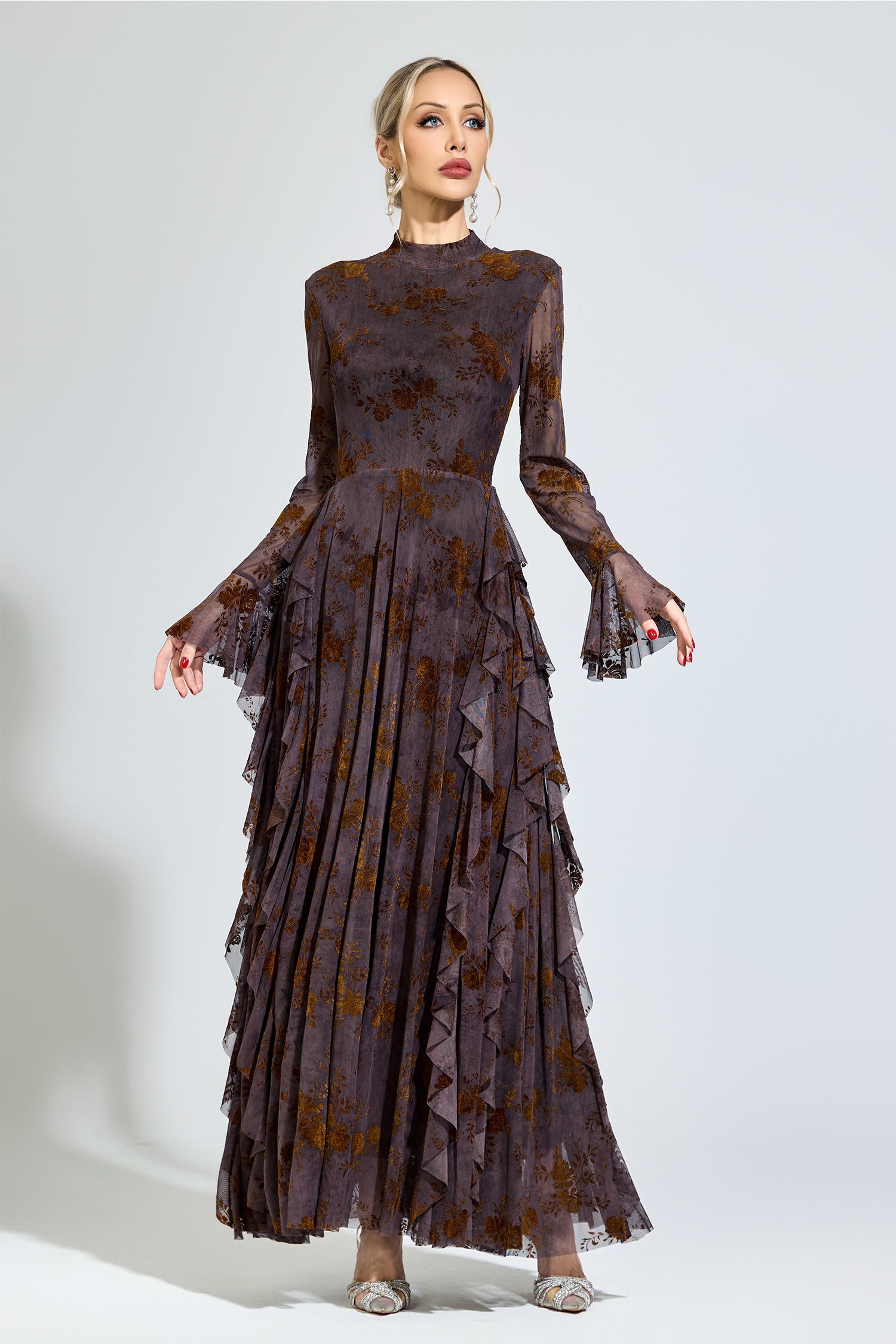 Noryndal Dark Brown Prom Dress – Night Novas