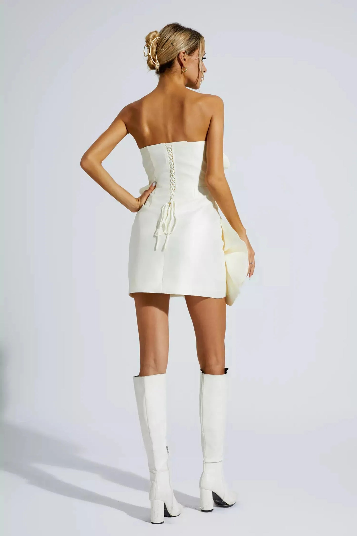 Malia Floral Strapless Mini Dress