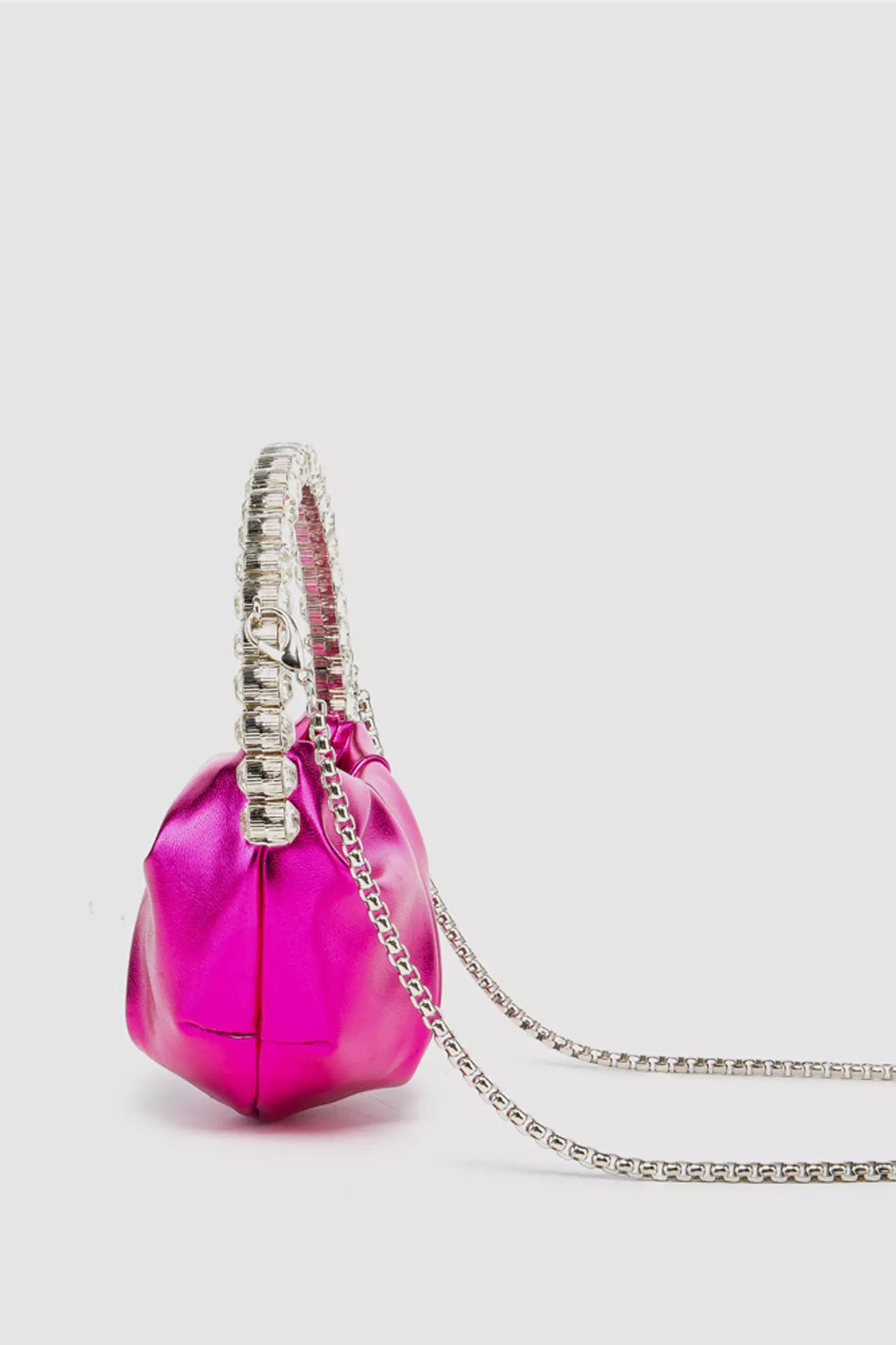 Laldor Crystal Embellished Rose Red Bag
