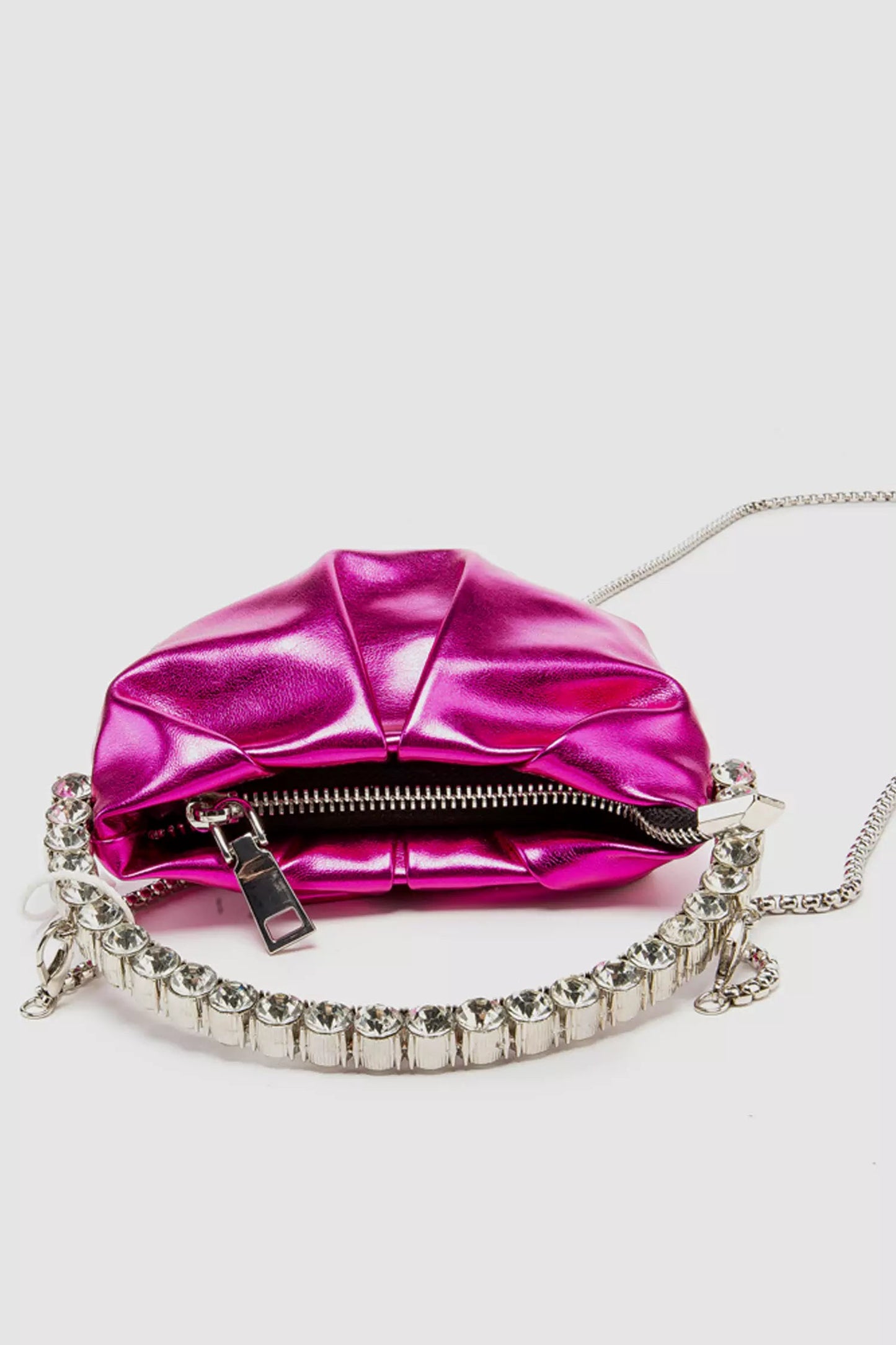 Laldor Crystal Embellished Rose Red Bag