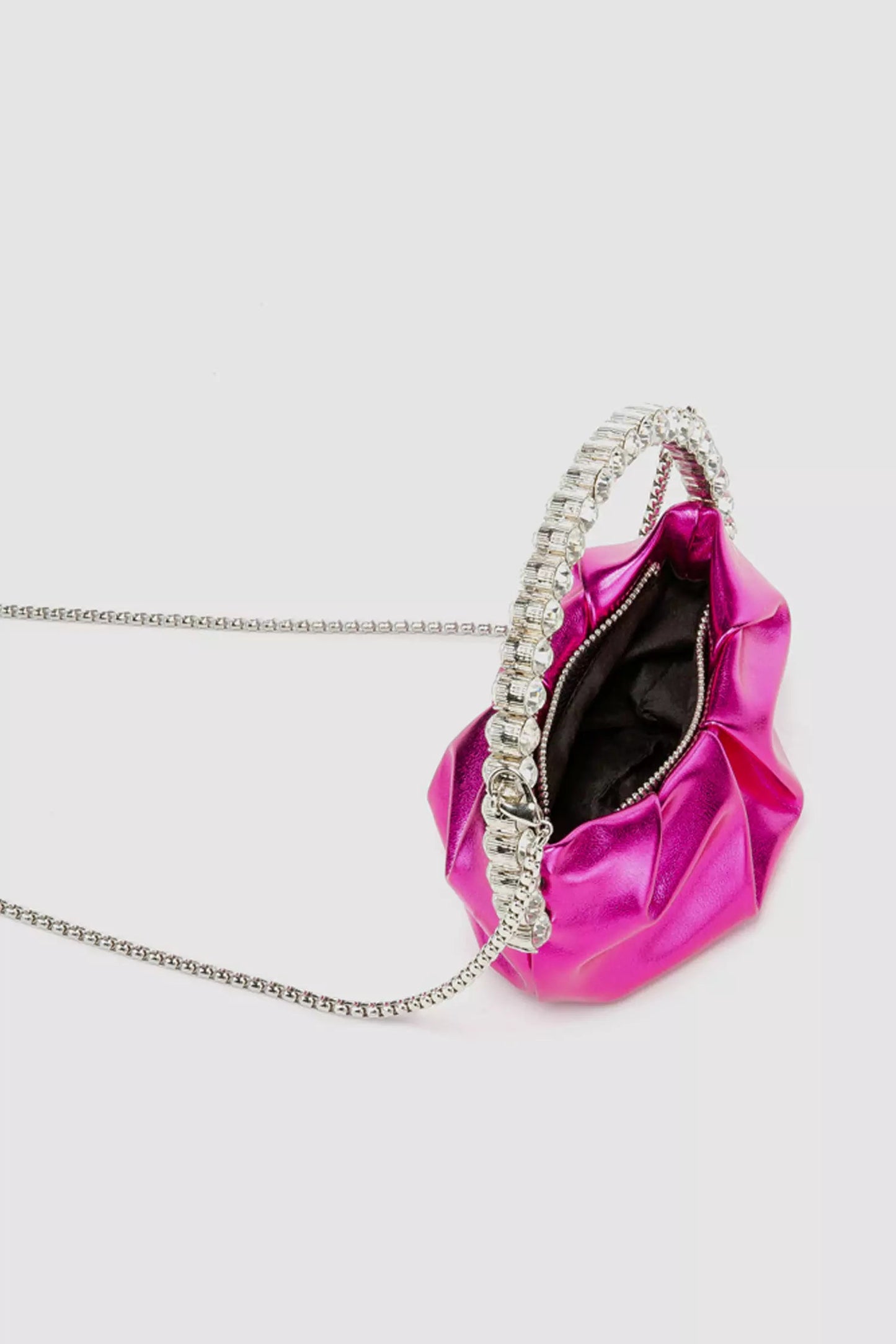 Laldor Crystal Embellished Rose Red Bag
