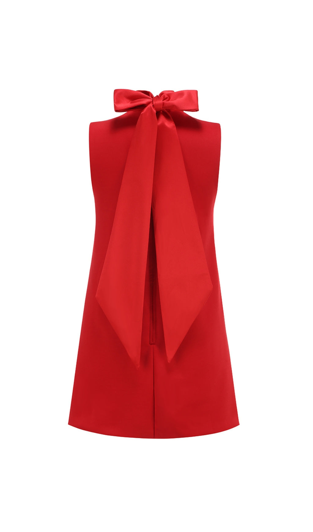 Ziegler Appliquéd Shift Mini Dress In Red