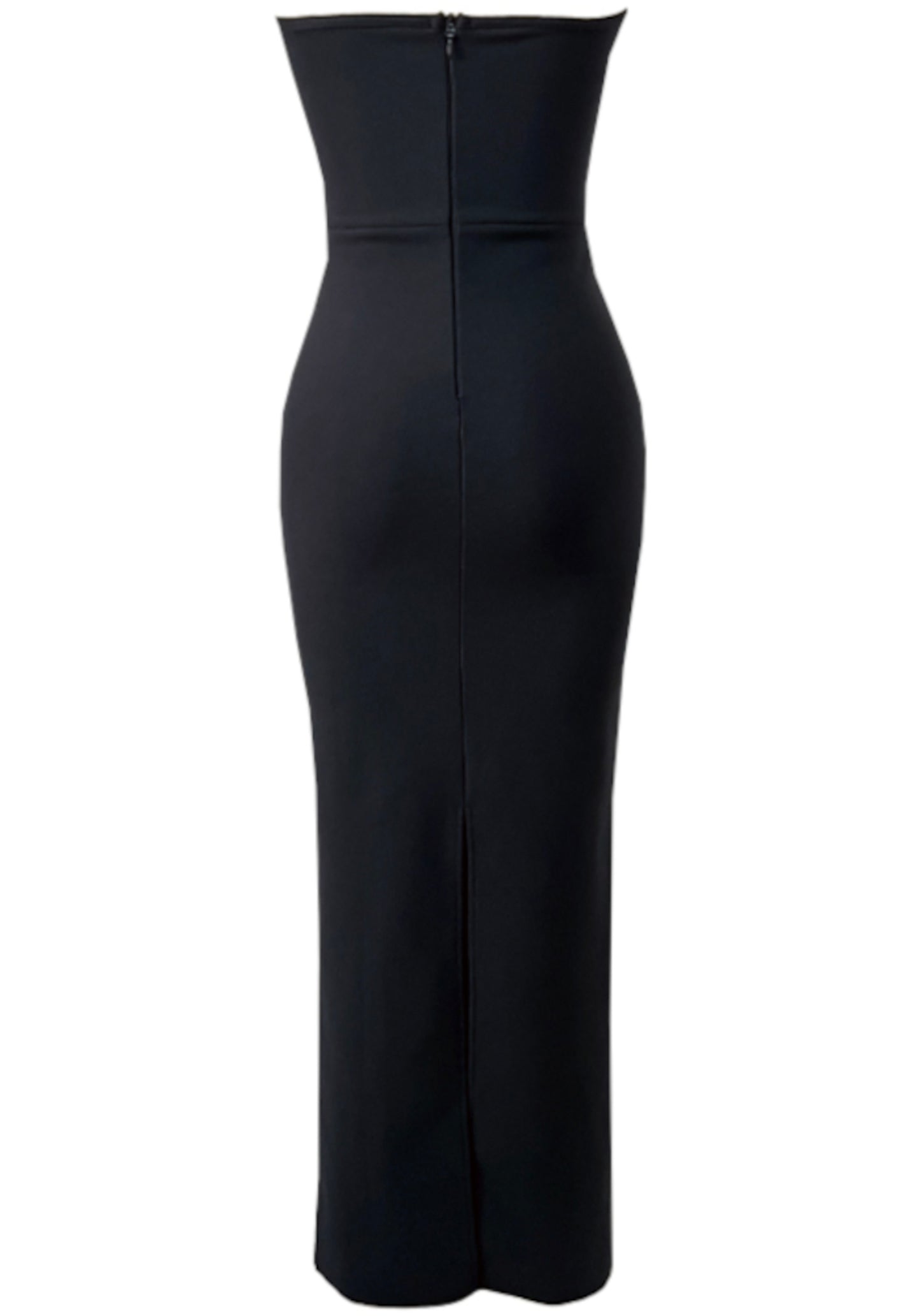 Latika Strapless Embellished Maxi Dress In Black