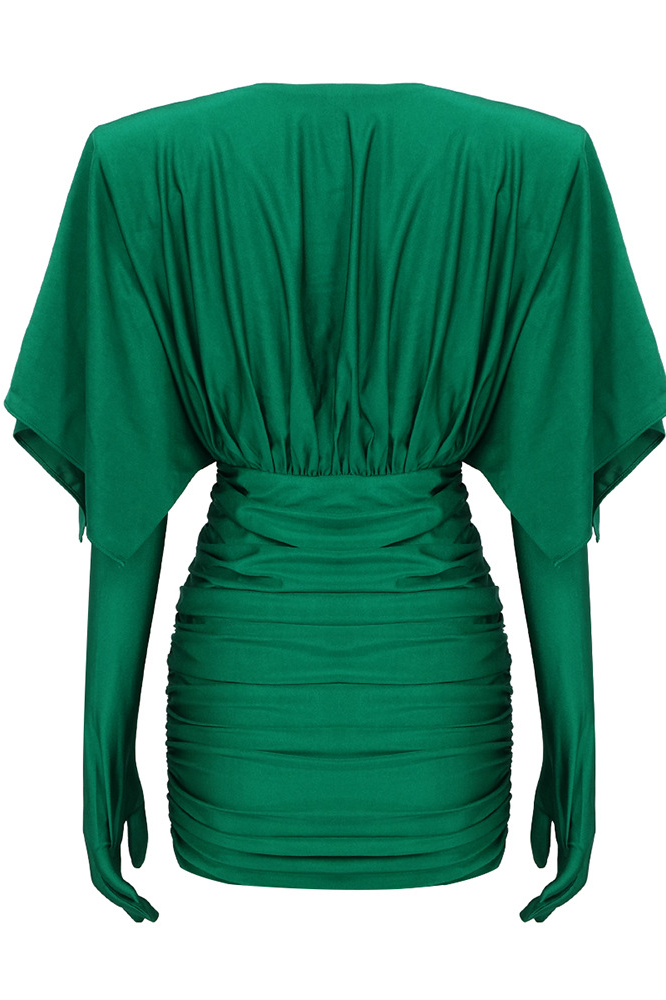 Orson Reversible Wide Shoulder Mini Dress