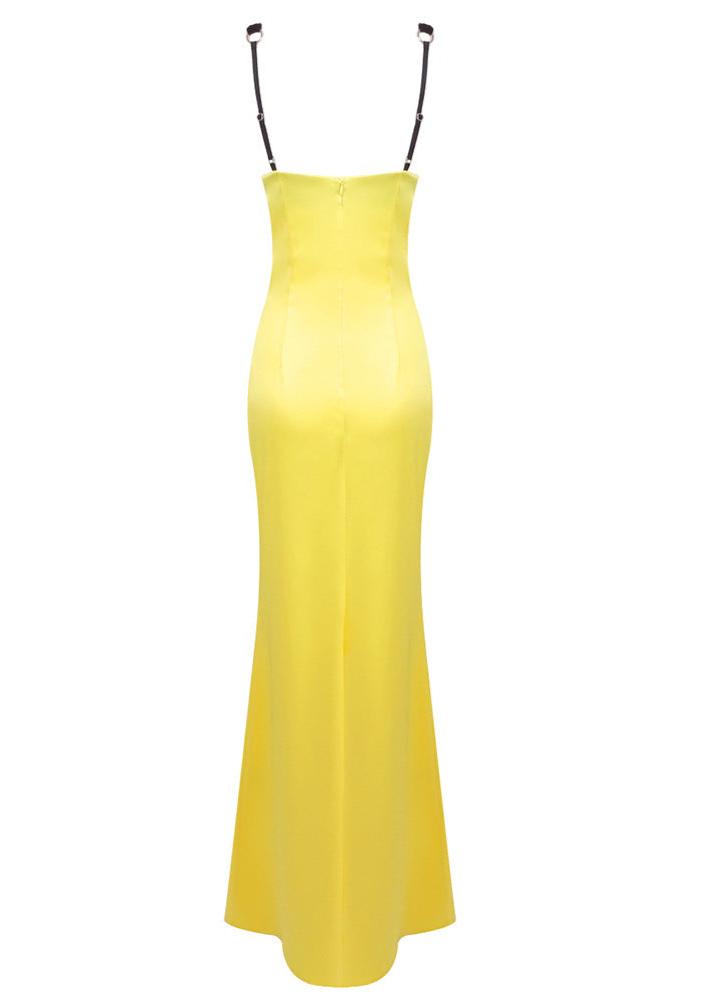 Elke Slip Draped Maxi Dress