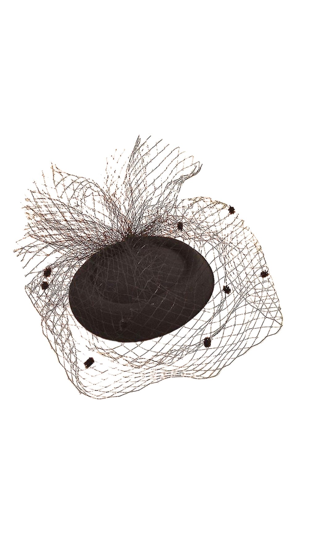 Willa Mesh Net Veil Felt Hat