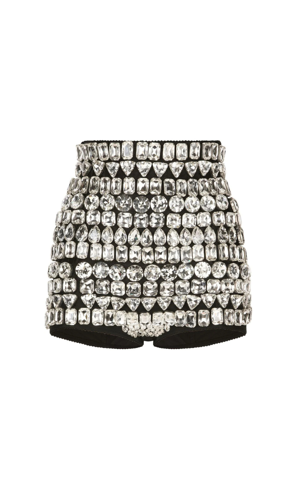 Leila High-Waisted Embellished Short