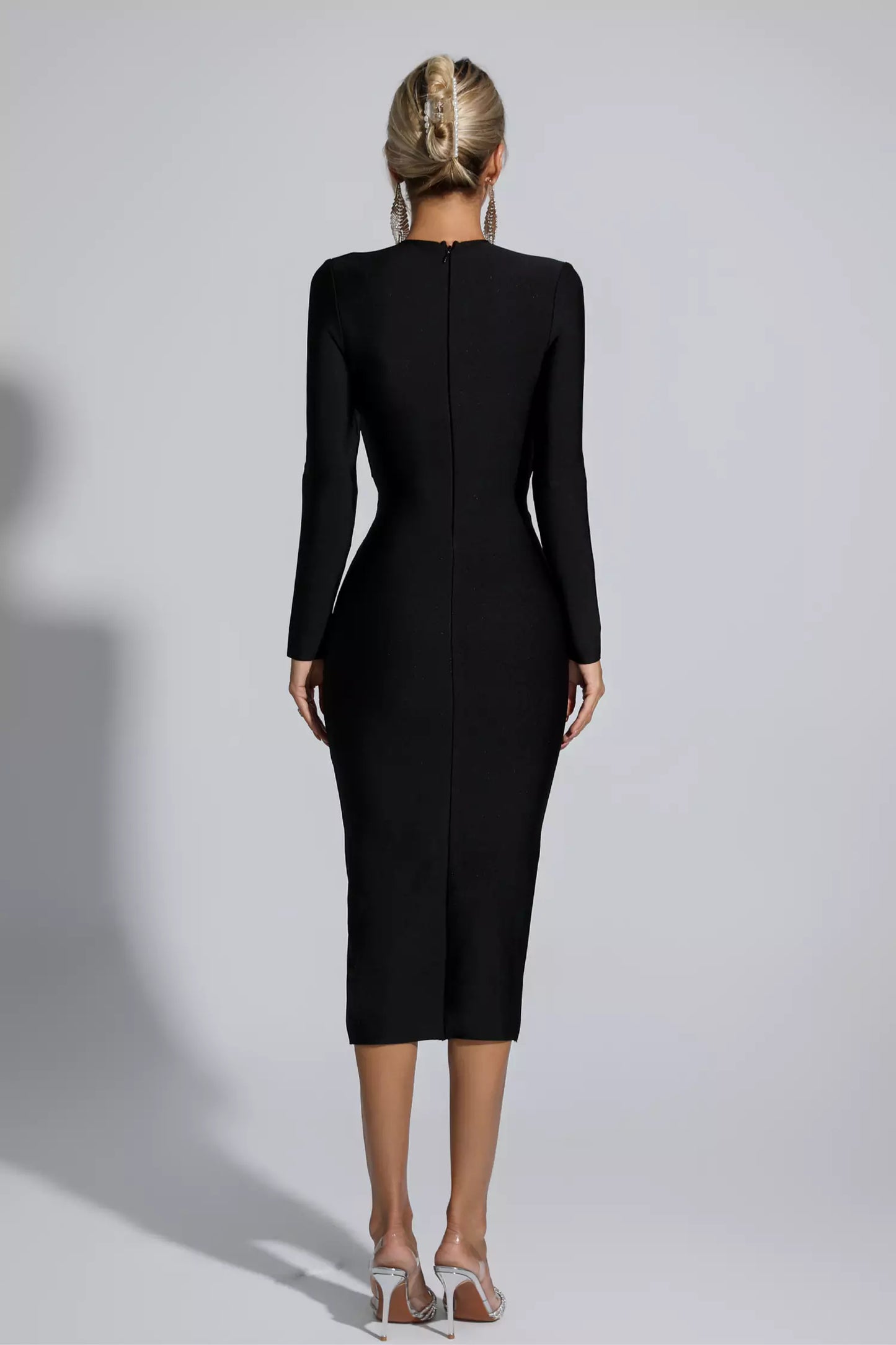 Josefina Cutout Bandage Midi Dress