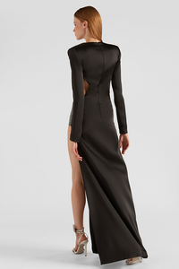 Gladys Cutout Rhinestone Maxi Dress