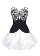 Cruze Black Bow Bandage Mini Dress