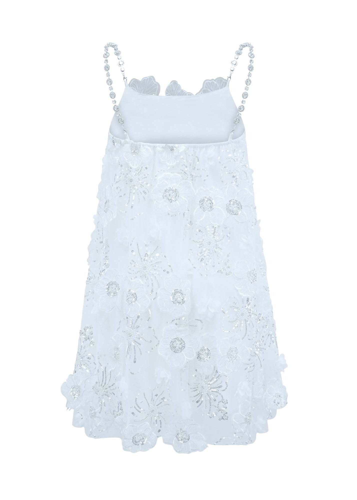 Manon Crystal-Embellished Floral Mini Dress