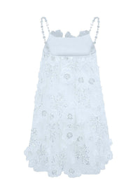 Manon Crystal-Embellished Floral Mini Dress