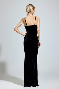 Fyrelion Black Backless  Bodycon Dress