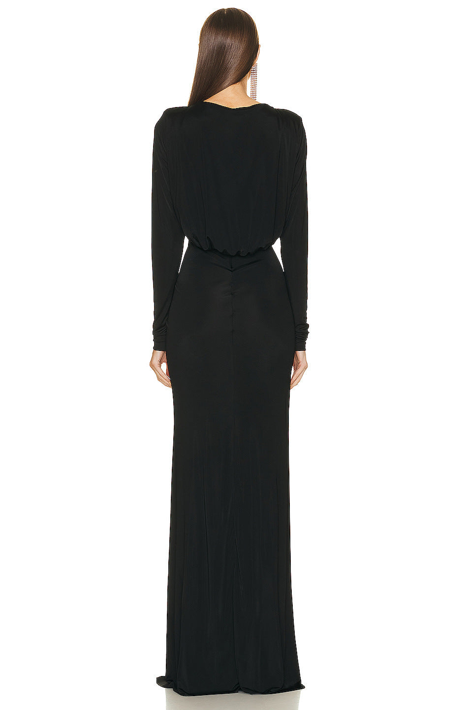 Ravaza Long Sleeve Twist Cutout Maxi Dress – Night Novas