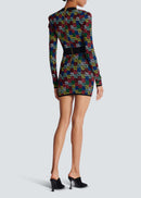 Leonie Multicolor Knit Mini Dress