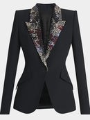Hamilton Embellished Lapel Blazer