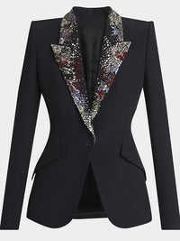 Hamilton Embellished Lapel Blazer