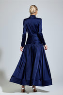 Lennardix Blue Diamond Long Sleeve Dress