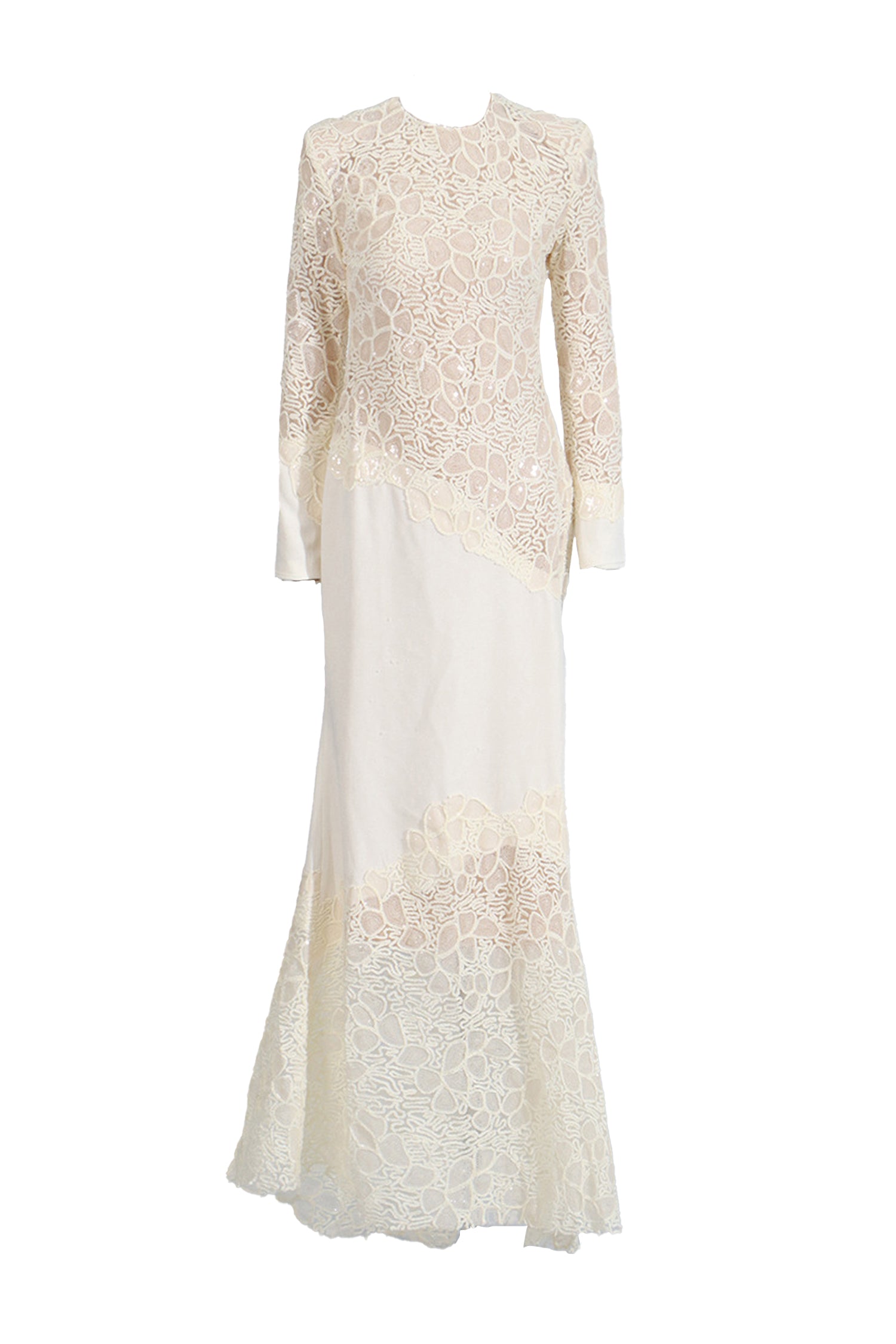 Mexelle Embroidered Maxi Dress In Beige