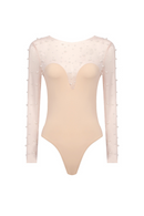 Paza Beaded Jumpsuit Two-Piece Set