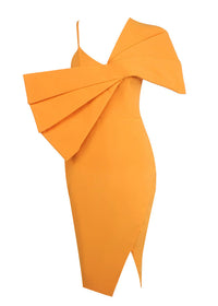 Asthenor Bow Detail Midi Dress