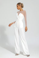 Paza Beaded Jumpsuit Two-Piece Set