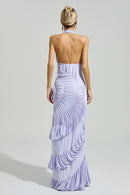 Barker Purple Mermaid Maxi Dress