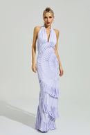 Barker Purple Mermaid Maxi Dress