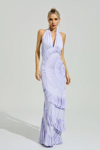 Barker Purple Mermaid Maxi Dress