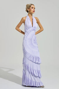 Barker Purple Mermaid Maxi Dress