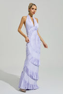 Barker Purple Mermaid Maxi Dress