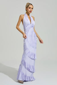 Barker Purple Mermaid Maxi Dress