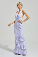 Barker Purple Mermaid Maxi Dress