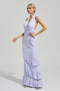Barker Purple Mermaid Maxi Dress