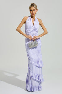 Barker Purple Mermaid Maxi Dress