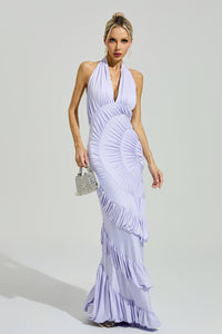 Barker Purple Mermaid Maxi Dress