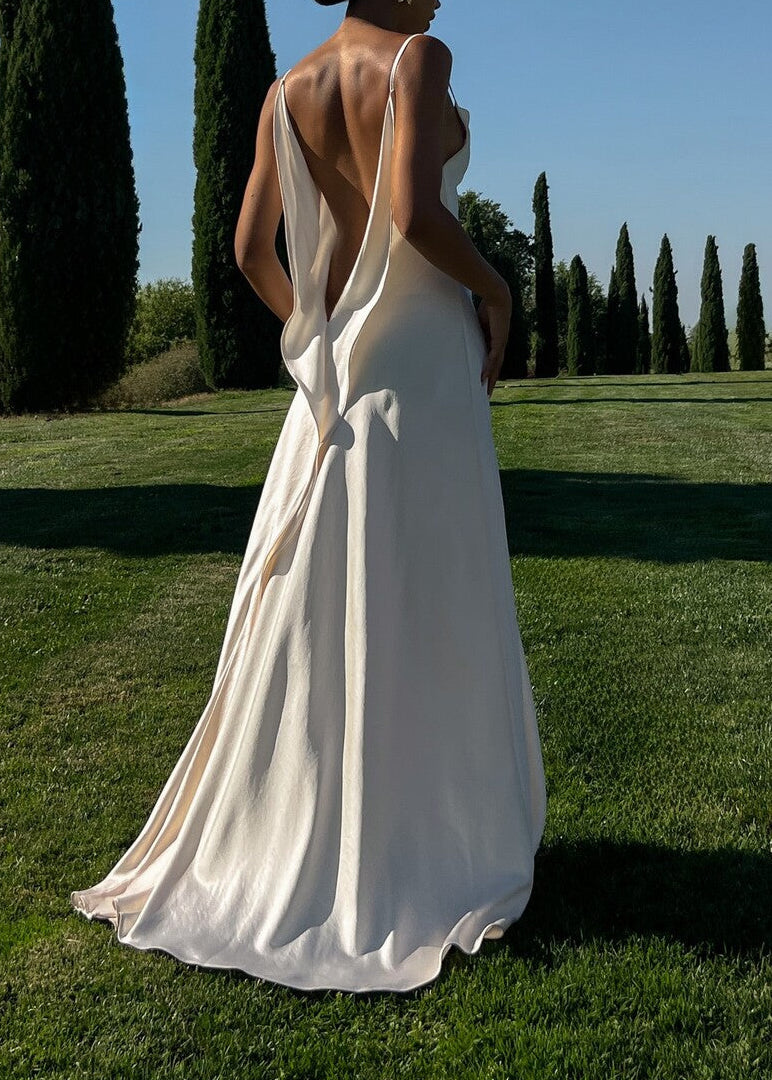 Franny Backless Maxi Dress