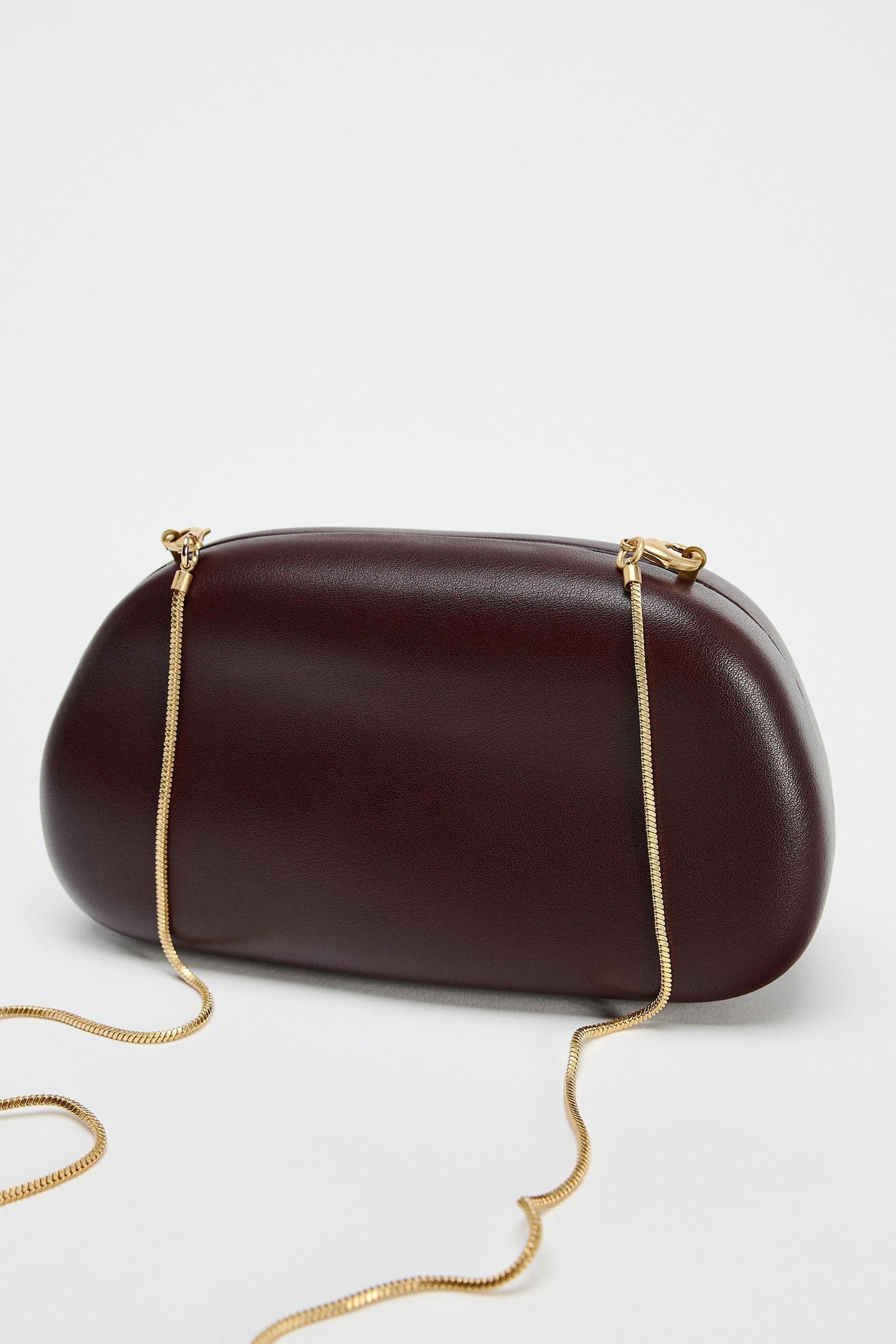 Cyrvath Metal Box Bag in Burgundy