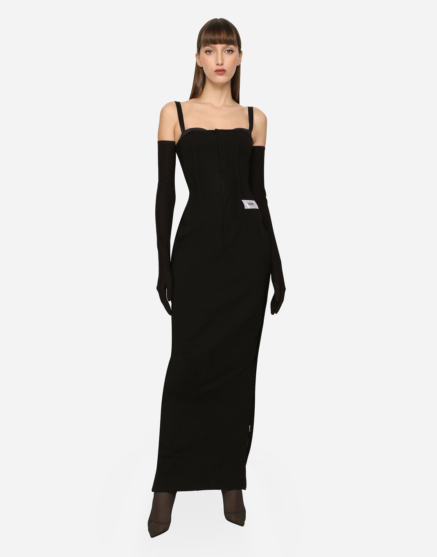 Ogani Strappy Maxi Dress In Black