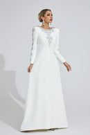 Eilley Diamond Maxi Dress In White